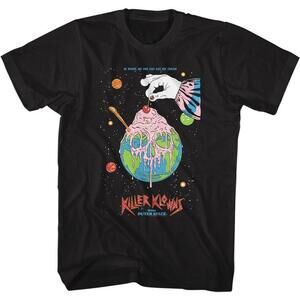 Killer Klowns Cherry Top Black Adult T Shirt